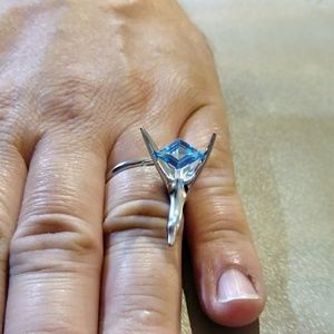 Grey Goose Sky Blue Topaz Ring. Limited Edition